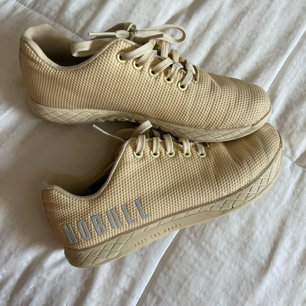 NOBULL Beige/Cream Women's Athletic Shoes - Picture 1 of 5
